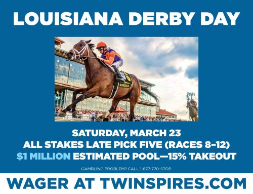 3/23: Fair Grounds (Derby); Turfway (Ruby); Bayou/Bluegrass P5