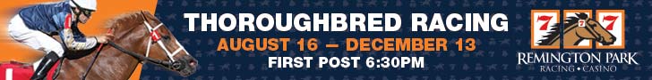 Remington Park Racing & Casino | Thoroughbred Racing | August 16 thru December 13th | First Post 6:30pm